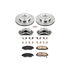 Honda Accord Brake Kit - Front - PowerStop - Autospecialty Rotors + Evolution Ceramic Pads + Non-Coated Calipers - `98-`02 Honda Accord Brake Kit - Front - PowerStop - Autospecialty Rotors + Evolution Ceramic Pads + Non-Coated Calipers - `98-`02