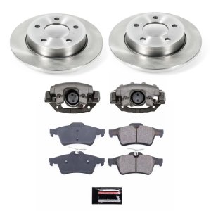 Mazda 3 Brake Kit - Rear - PowerStop - Autospecialty Rotors + Z16 Ceramic Pads + Non-coated Calipers - `10-`13 Mazda 3 Brake Kit - Rear - PowerStop - Autospecialty Rotors + Z16 Ceramic Pads + Non-coated Calipers - `10-`13