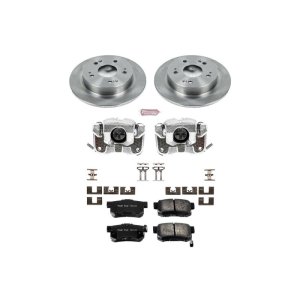 Acura ILX Brake Kit - Rear - PowerStop - Autospecialty Rotors + Evolution Ceramic Pads + Non-Coated Replacement Calipers - `13-`15