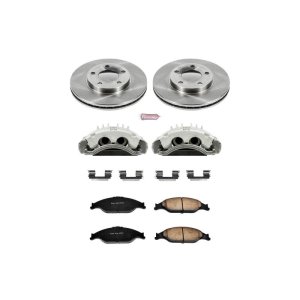 Ford Mustang Brake Kit - Front - PowerStop - Autospecialty Rotors + Evolution Ceramic Pads + Replacement Calipers - `99-`02 Ford Mustang Brake Kit - Front - PowerStop - Autospecialty Rotors + Evolution Ceramic Pads + Replacement Calipers - `99-`02