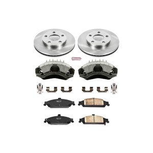 Chevrolet Classic Brake Kit - Front - PowerStop - Autospecialty Rotors + Evolution Ceramic Pads + Non-Coated Calipers - `04-`05