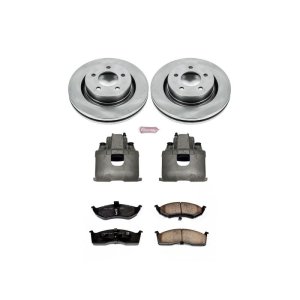 Chrysler LHS Brake Kit - Front - PowerStop - Autospecialty Rotors + Evolution Ceramic Pads + Non-coated Calipers - 2001