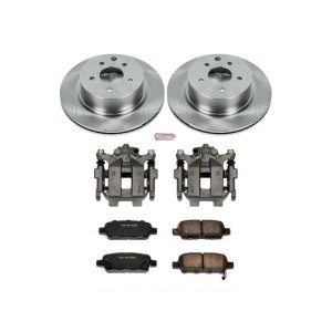 Nissan Maxima Brake Kit - Rear - PowerStop - Autospecialty Rotors + Z16 Ceramic Pads + Non-Coated Calipers - `09-`14