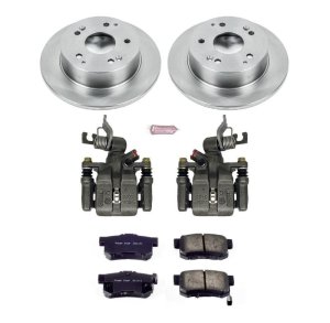 Honda Accord Brake Kit - Rear - PowerStop - Autospecialty Rotors + Evolution Ceramic Pads + Replacement Calipers - `98-`02 Honda Accord Brake Kit - Rear - PowerStop - Autospecialty Rotors + Evolution Ceramic Pads + Replacement Calipers - `98-`02