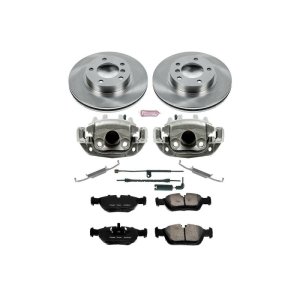 BMW 323Ci Brake Kit - Front - PowerStop - Autospecialty Rotors + Evolution Ceramic Pads + Non-Coated Calipers - 2000