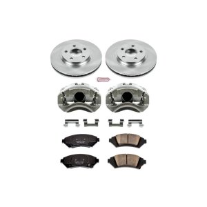 Buick LeSabre Brake Kit - Front - PowerStop - Autospecialty Rotors + Evolution Ceramic Pads + Non-Coated Calipers - 2005 Buick LeSabre Brake Kit - Front - PowerStop - Autospecialty Rotors + Evolution Ceramic Pads + Non-Coated Calipers - 2005