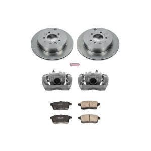 Mazda CX-7 Brake Kit - Rear - PowerStop - Autospecialty Rotors + Evolution Ceramic Pads + Replacement Calipers - `07-`12 Mazda CX-7 Brake Kit - Rear - PowerStop - Autospecialty Rotors + Evolution Ceramic Pads + Replacement Calipers - `07-`12