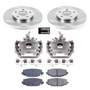 Dodge Journey Brake Kit - Rear - PowerStop - Autospecialty Rotors + Evolution Ceramic Pads + Non-Coated Calipers - `12-`18 Dodge Journey Brake Kit - Rear - PowerStop - Autospecialty Rotors + Evolution Ceramic Pads + Non-Coated Calipers - `12-`18