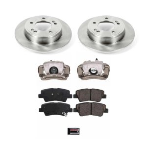 Hyundai Elantra GT Brake Kit - Rear - PowerStop - Autospecialty Rotors + Evolution Ceramic Pads + Non-coated Calipers - `13-`17 Hyundai Elantra GT Brake Kit - Rear - PowerStop - Autospecialty Rotors + Evolution Ceramic Pads + Non-coated Calipers - `13-`17