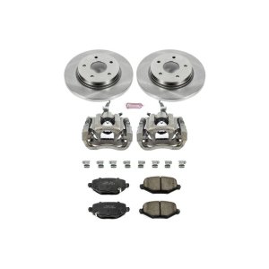 Dodge Journey Brake Kit - Rear - PowerStop - Autospecialty Rotors + Evolution Ceramic Pads + Replacement Calipers - 2013 Dodge Journey Brake Kit - Rear - PowerStop - Autospecialty Rotors + Evolution Ceramic Pads + Replacement Calipers - 2013