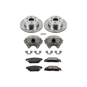 Cadillac Escalade Brake Kit - Rear - PowerStop - Z17 Autospecialty Rotors + Z16 Ceramic Pads + Replacement Calipers - `15-`19