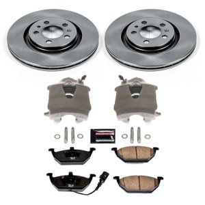 Volkswagen Beetle Brake Kit - Front - PowerStop - Autospecialty Rotors + Evolution Ceramic Pads + Non-coated Calipers - `99-`06 Volkswagen Beetle Brake Kit - Front - PowerStop - Autospecialty Rotors + Evolution Ceramic Pads + Non-coated Calipers - `99-`06
