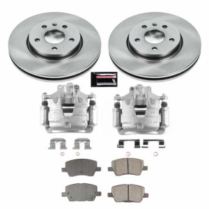 Chevrolet Sonic Brake Kit - Front - PowerStop - Autospecialty Rotors + Evolution Ceramic Pads + Replacement Calipers - `18-`19