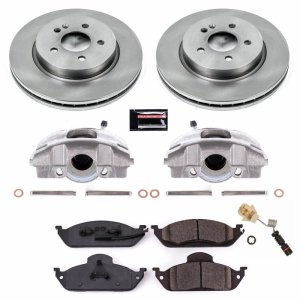 Mercedes-Benz ML320 Brake Kit - Front - PowerStop - Autospecialty Rotors + Z16 Ceramic Pads + Calipers - `98-`03 Mercedes-Benz ML320 Brake Kit - Front - PowerStop - Autospecialty Rotors + Z16 Ceramic Pads + Calipers - `98-`03