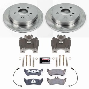 Mercedes-Benz ML320 Brake Kit - Rear - PowerStop - Autospecialty Rotors + Evolution Ceramic Pads + Replacement Calipers - `98-`03 Mercedes-Benz ML320 Brake Kit - Rear - PowerStop - Autospecialty Rotors + Evolution Ceramic Pads + Replacement Calipers - `98-`03