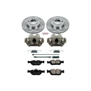 BMW Z3 Brake Kit - Front - PowerStop - Autospecialty Rotors + Evolution Ceramic Pads + Non-coated Calipers - `01-`02