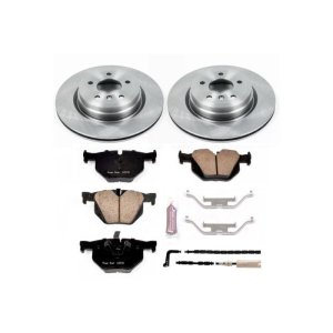 BMW 3 Series Brake Kit - Rear - PowerStop - Z17 Stock Replacement Rotors + Evolution Plus Ceramic Pads - 2006