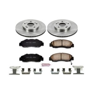 Honda Accord Brake Kit - Front - PowerStop - Z17 Evolution Plus Ceramic Pads + Autospecialty Rotors - `98-`02 Honda Accord Brake Kit - Front - PowerStop - Z17 Evolution Plus Ceramic Pads + Autospecialty Rotors - `98-`02