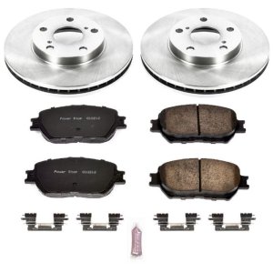 Toyota Camry Brake Kit - Front - PowerStop - Z17 Evolution Plus Ceramic Pads + Autospecialty Rotors - `02-`06 Toyota Camry Brake Kit - Front - PowerStop - Z17 Evolution Plus Ceramic Pads + Autospecialty Rotors - `02-`06