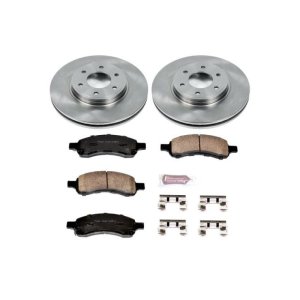 Chevrolet Trailblazer Brake Kit - Front - PowerStop - OE Stock Replacement + Z17 Ceramic Pads - `06-`09 Chevrolet Trailblazer Brake Kit - Front - PowerStop - OE Stock Replacement + Z17 Ceramic Pads - `06-`09