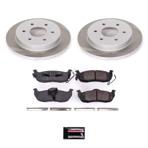 Honda Accord Brake Kit - Front + Rear - PowerStop - Autospecialty Rotors + Z17 Pads + Evolution Premium Coated Drums + Brake Shoes - `03-`07 Honda Accord Brake Kit - Front + Rear - PowerStop - Autospecialty Rotors + Z17 Pads + Evolution Premium Coated Drums + Brake Shoes - `03-`07