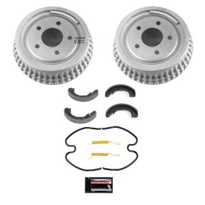 Pontiac Grand Am Brake Kit - Rear - PowerStop - Evolution Premium Coated Drums + Shoes Kit - `00-`05 Pontiac Grand Am Brake Kit - Rear - PowerStop - Evolution Premium Coated Drums + Shoes Kit - `00-`05