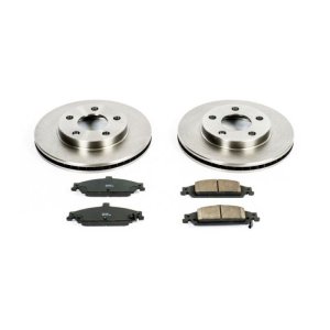 Chevrolet Classic Brake Kit - Front - PowerStop - Z17 Evolution Plus Rotors + Z17 Ceramic Pads - `04-`05