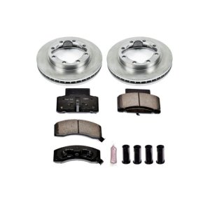Chevrolet K3500 Brake Kit - Front - PowerStop - OE Stock Replacement + Z17 Ceramic Pads - `90-`00