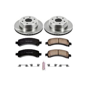 Cadillac Escalade Brake Kit - Rear - PowerStop - Z17 Stock Replacement Rotors + Z17 Evolution Plus Ceramic Pads - `03-`06
