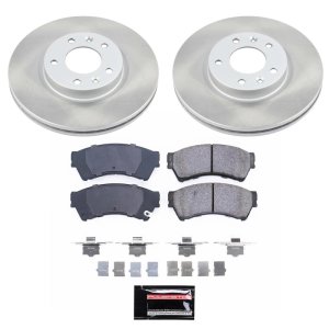 Chevrolet Trailblazer Brake Kit - Front + Rear - PowerStop - Z17 Evolution Plus Ceramic Pads + Autospecialty Rotors - `02-`05 Chevrolet Trailblazer Brake Kit - Front + Rear - PowerStop - Z17 Evolution Plus Ceramic Pads + Autospecialty Rotors - `02-`05