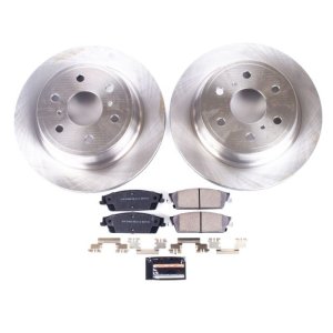 Cadillac Escalade Brake Kit - Rear - PowerStop - Z17 Evolution Plus Ceramic Pads + Autospecialty Rotors - `07-`14
