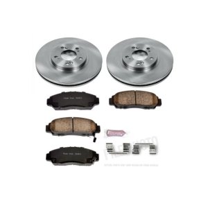 Acura RL Brake Kit - Front - PowerStop - Z17 Evolution Plus Ceramic Pads + Autospecialty Rotors - `99-`04