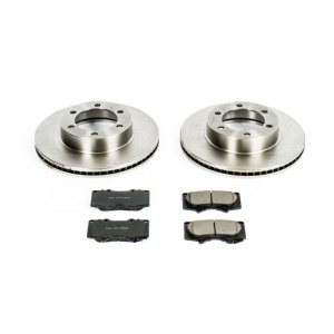 Toyota Sequoia Brake Kit - Front - PowerStop - Z17 Evolution Plus Ceramic Pads + Autospecialty Rotors - `01-`07 Toyota Sequoia Brake Kit - Front - PowerStop - Z17 Evolution Plus Ceramic Pads + Autospecialty Rotors - `01-`07