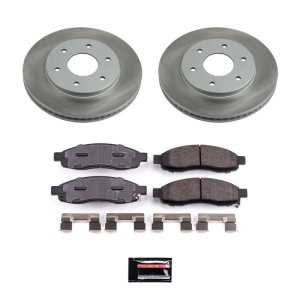 Honda Accord Brake Kit - Front + Rear - PowerStop - Autospecialty Rotors + Z17 Evolution Plus Ceramic Pads - `03-`07 Honda Accord Brake Kit - Front + Rear - PowerStop - Autospecialty Rotors + Z17 Evolution Plus Ceramic Pads - `03-`07