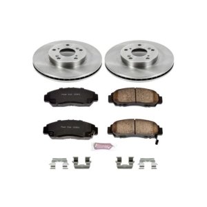 Honda Accord Brake Kit - Front - PowerStop - Z17 Stock Replacement Rotors + Z17 Evolution Plus Ceramic Pads - `03-`07 Honda Accord Brake Kit - Front - PowerStop - Z17 Stock Replacement Rotors + Z17 Evolution Plus Ceramic Pads - `03-`07