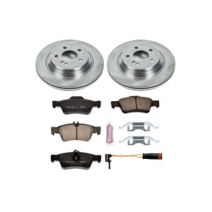 Mercedes-Benz S500 Brake Kit - Rear - PowerStop - OE Stock Replacement + Z17 Evolution Plus Ceramic Pads - `03-`06 Mercedes-Benz S500 Brake Kit - Rear - PowerStop - OE Stock Replacement + Z17 Evolution Plus Ceramic Pads - `03-`06