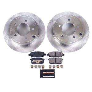 Chrysler 200 Brake Kit - Rear - PowerStop - Autospecialty Rotors + Z17 Evolution Plus Ceramic Pads - `11-`14