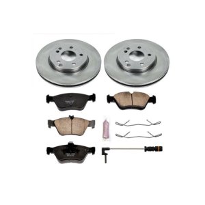 Mercedes-Benz C230 Brake Kit - Front - PowerStop - Z17 Evolution Plus Ceramic Pads + Autospecialty Rotors - `99-`00 Mercedes-Benz C230 Brake Kit - Front - PowerStop - Z17 Evolution Plus Ceramic Pads + Autospecialty Rotors - `99-`00