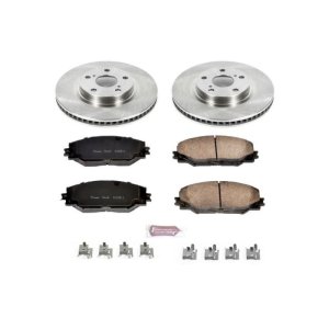 Pontiac Vibe Brake Kit - Front - PowerStop - Z17 Evolution Plus Ceramic Pads + Autospecialty Rotors - `09-`10 Pontiac Vibe Brake Kit - Front - PowerStop - Z17 Evolution Plus Ceramic Pads + Autospecialty Rotors - `09-`10