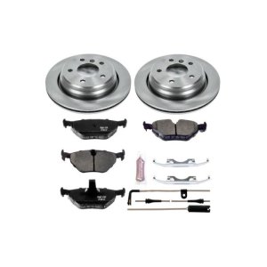 BMW 525i Brake Kit - Rear - PowerStop - Z17 Evolution Plus Ceramic Pads + Autospecialty Rotors - `01-`03