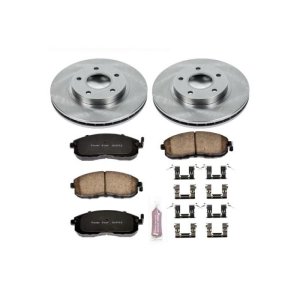 Nissan Maxima Brake Kit - Front - PowerStop - Autospecialty Rotors + Z17 Evolution Plus Ceramic Pads - `99-`01 Nissan Maxima Brake Kit - Front - PowerStop - Autospecialty Rotors + Z17 Evolution Plus Ceramic Pads - `99-`01