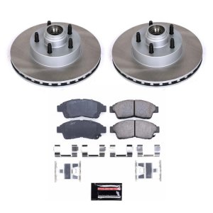Mercedes-Benz E500 Brake Kit - Front + Rear - PowerStop - Z17 Stock Replacement + Autospecialty - `04-`05 Mercedes-Benz E500 Brake Kit - Front + Rear - PowerStop - Z17 Stock Replacement + Autospecialty - `04-`05