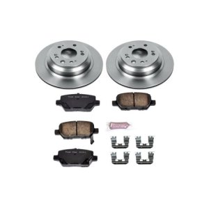 Acura RL Brake Kit - Rear - PowerStop - Autospecialty Rotors + Z17 Evolution Plus Ceramic Pads - `05-`12