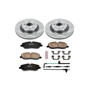 Land Rover LR3 Brake Pads + Rotors - Front - PowerStop - Autospecialty Rotors + Z17 Evolution Plus Ceramic Pads - `05-`09 Land Rover LR3 Brake Pads + Rotors - Front - PowerStop - Autospecialty Rotors + Z17 Evolution Plus Ceramic Pads - `05-`09