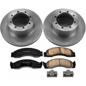 Ford E-450 Super Duty Brake Kit - Rear - PowerStop - Autospecialty Rotors + Z17 Evolution Plus Ceramic Pads - `00-`02 Ford E-450 Super Duty Brake Kit - Rear - PowerStop - Autospecialty Rotors + Z17 Evolution Plus Ceramic Pads - `00-`02