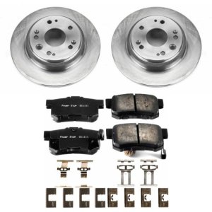 Acura RL Brake Kit - Rear - PowerStop - Z17 Evolution Plus Ceramic Pads + Autospecialty Rotors - `02-`04