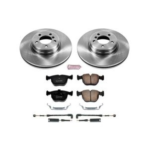 Land Rover Range Rover Brake Pads + Rotors - Front - PowerStop - Autospecialty Rotors + Z17 Evolution Plus Ceramic Pads - `03-`05