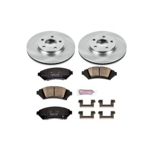 Buick LeSabre Brake Kit - Front - PowerStop - Z17 Evolution Plus Ceramic Pads + Autospecialty Rotors - 2005 Buick LeSabre Brake Kit - Front - PowerStop - Z17 Evolution Plus Ceramic Pads + Autospecialty Rotors - 2005
