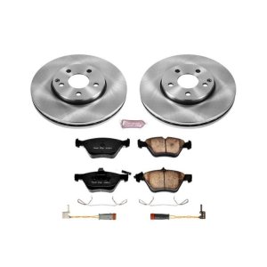 Mercedes-Benz E320 Brake Kit - Front - PowerStop - Z17 Evolution Plus Ceramic Pads + Autospecialty Rotors - `04-`05 Mercedes-Benz E320 Brake Kit - Front - PowerStop - Z17 Evolution Plus Ceramic Pads + Autospecialty Rotors - `04-`05