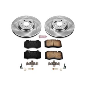 Mercedes-Benz ML55 AMG Brake Kit - Front - PowerStop - OE Stock Replacement Rotors + Z17 Evolution Plus Ceramic Pads - `00-`03 Mercedes-Benz ML55 AMG Brake Kit - Front - PowerStop - OE Stock Replacement Rotors + Z17 Evolution Plus Ceramic Pads - `00-`03